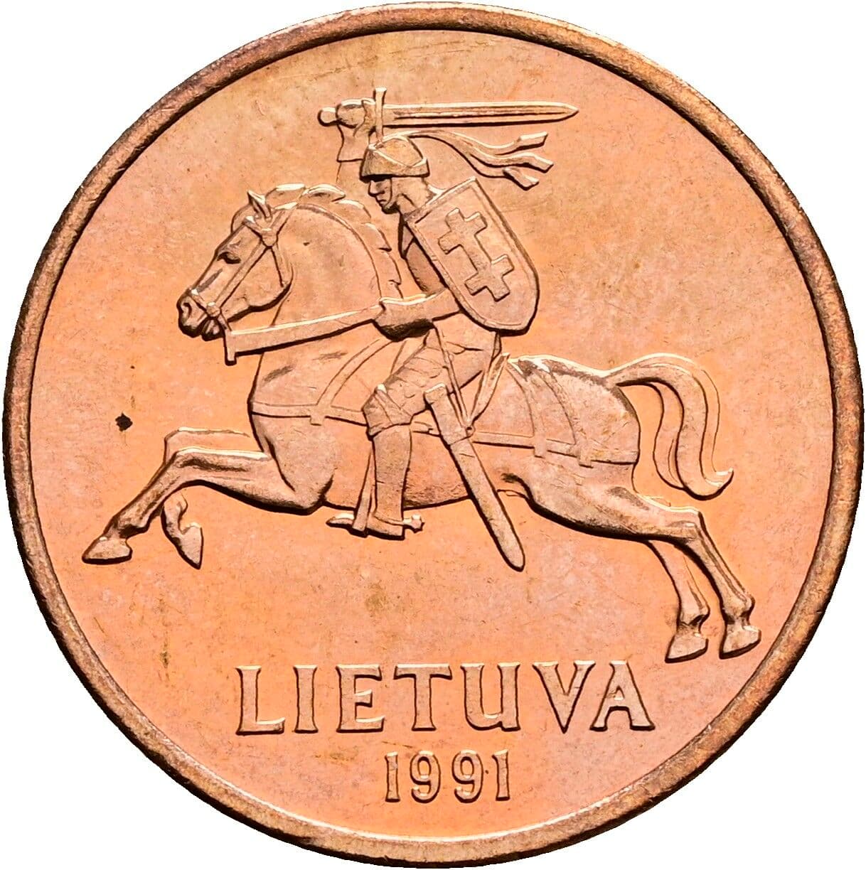 50 Centu 1991 – Rückseite