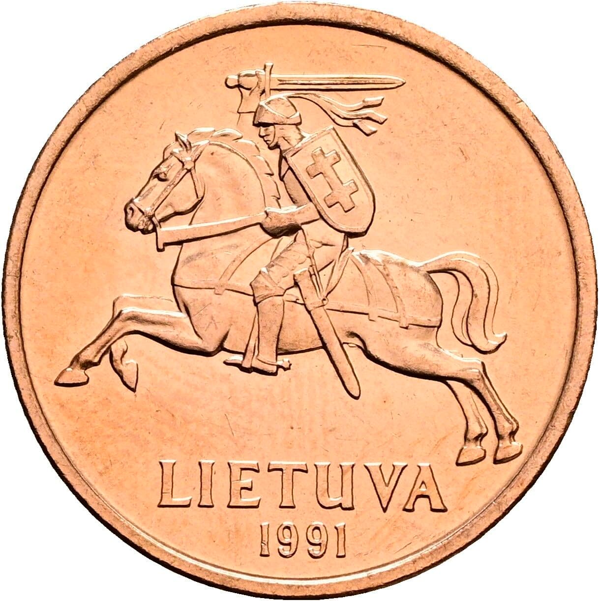 50 Centu 1991 – Rückseite