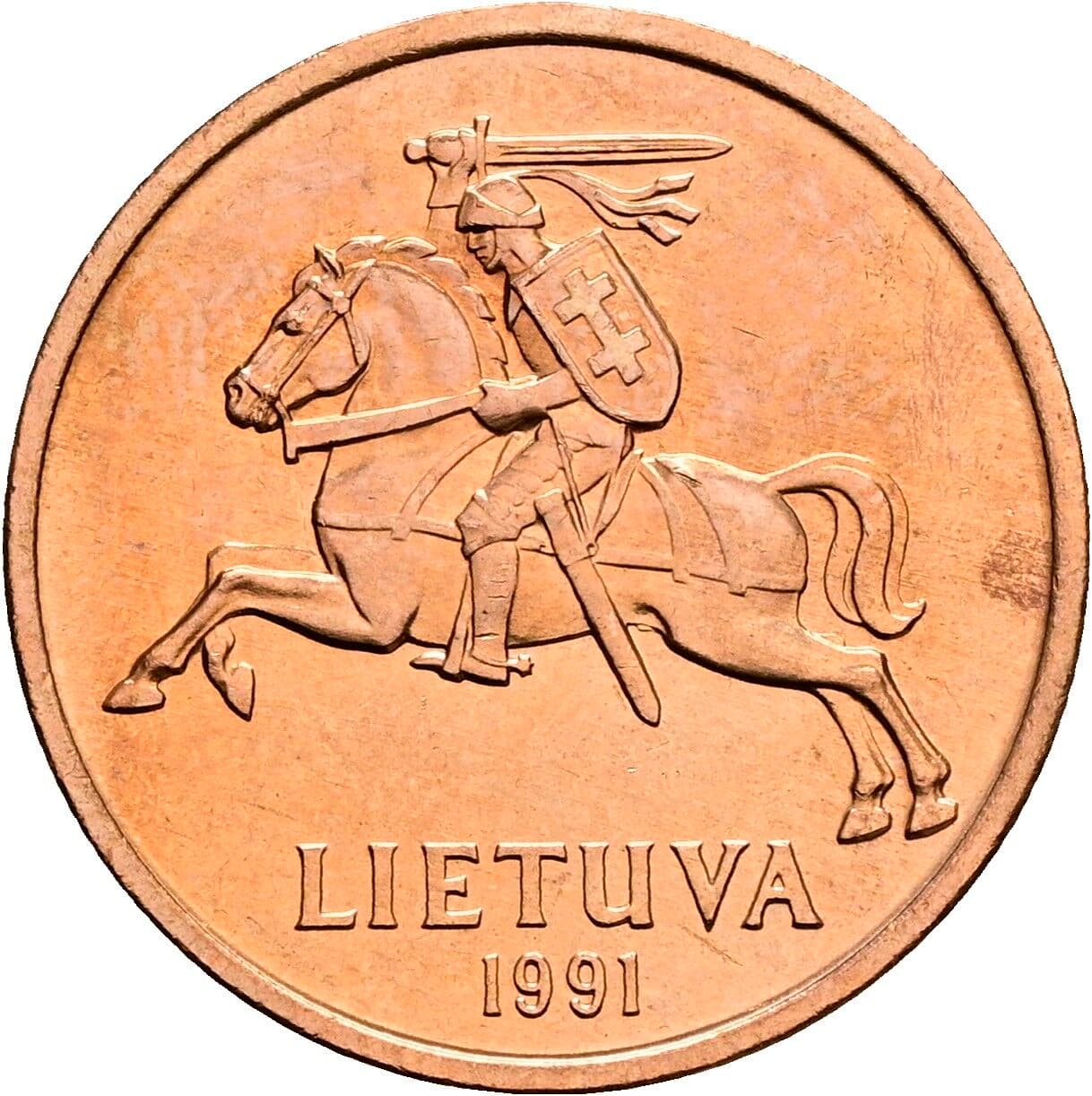 50 Centu 1991 – Rückseite