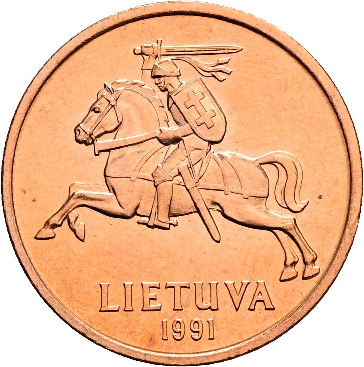 50 Centu 1991 – Rückseite