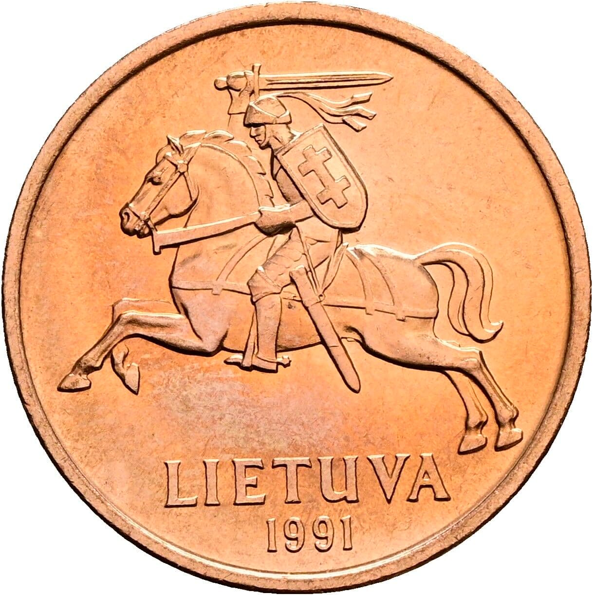 50 Centu 1991 – Rückseite