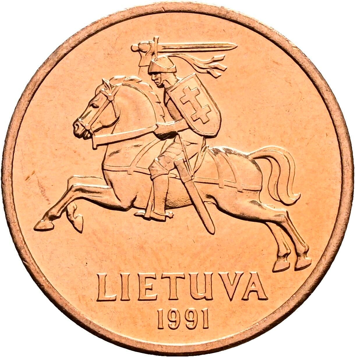 50 Centu 1991 – Rückseite