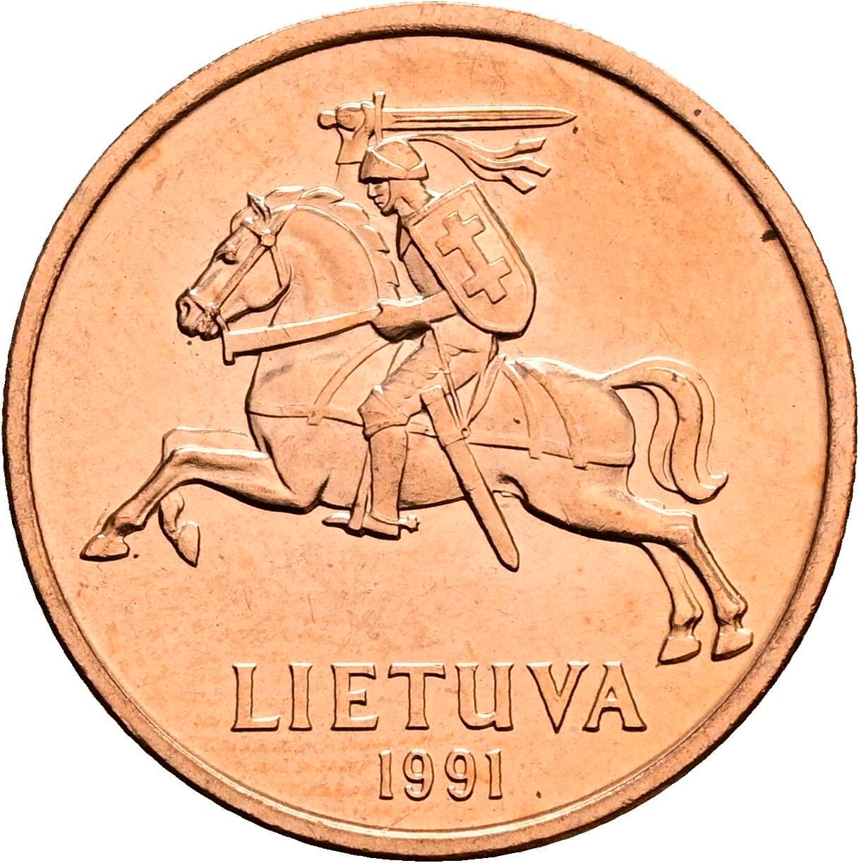 50 Centu 1991 – Rückseite