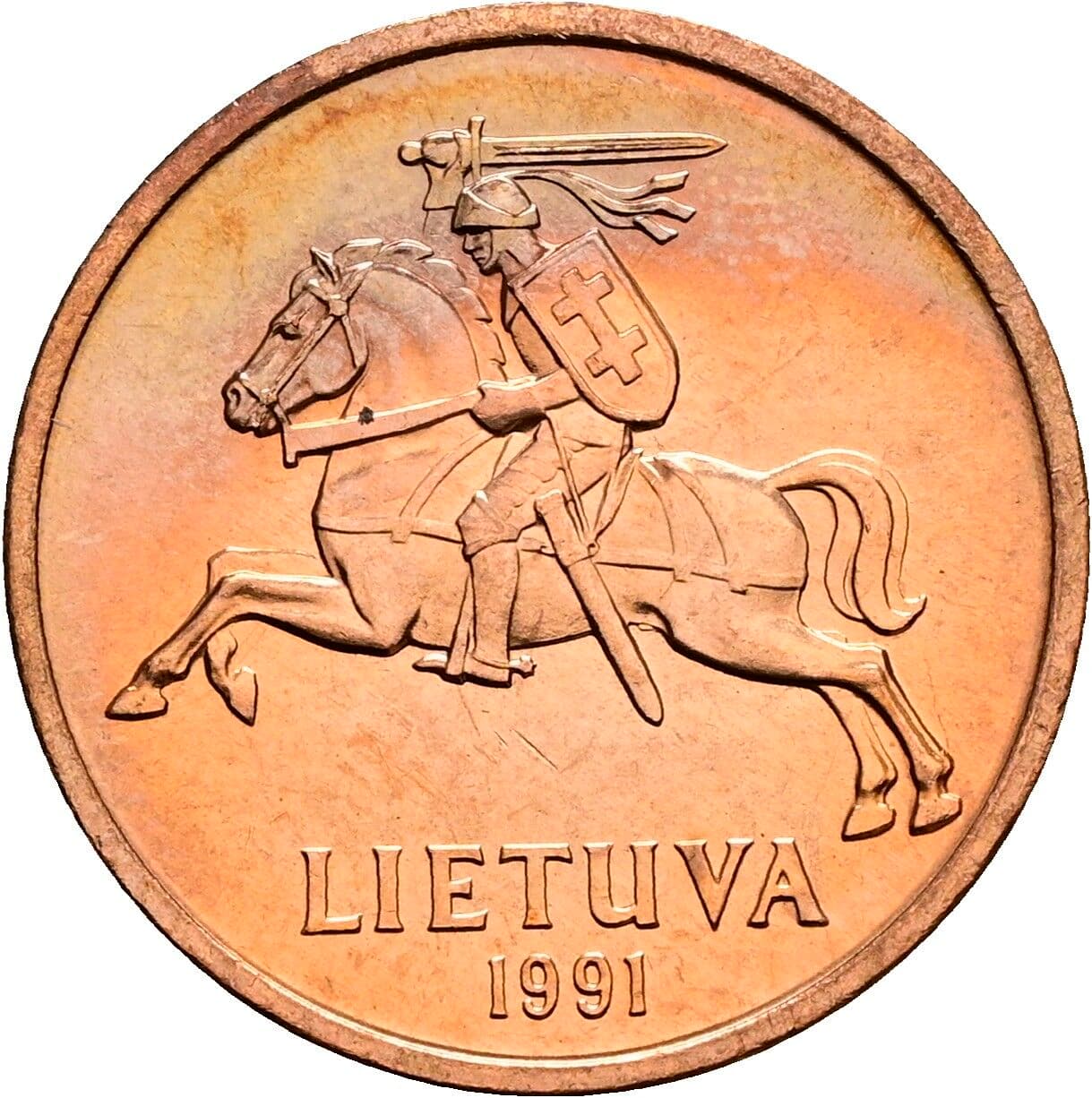 50 Centu 1991 – Rückseite