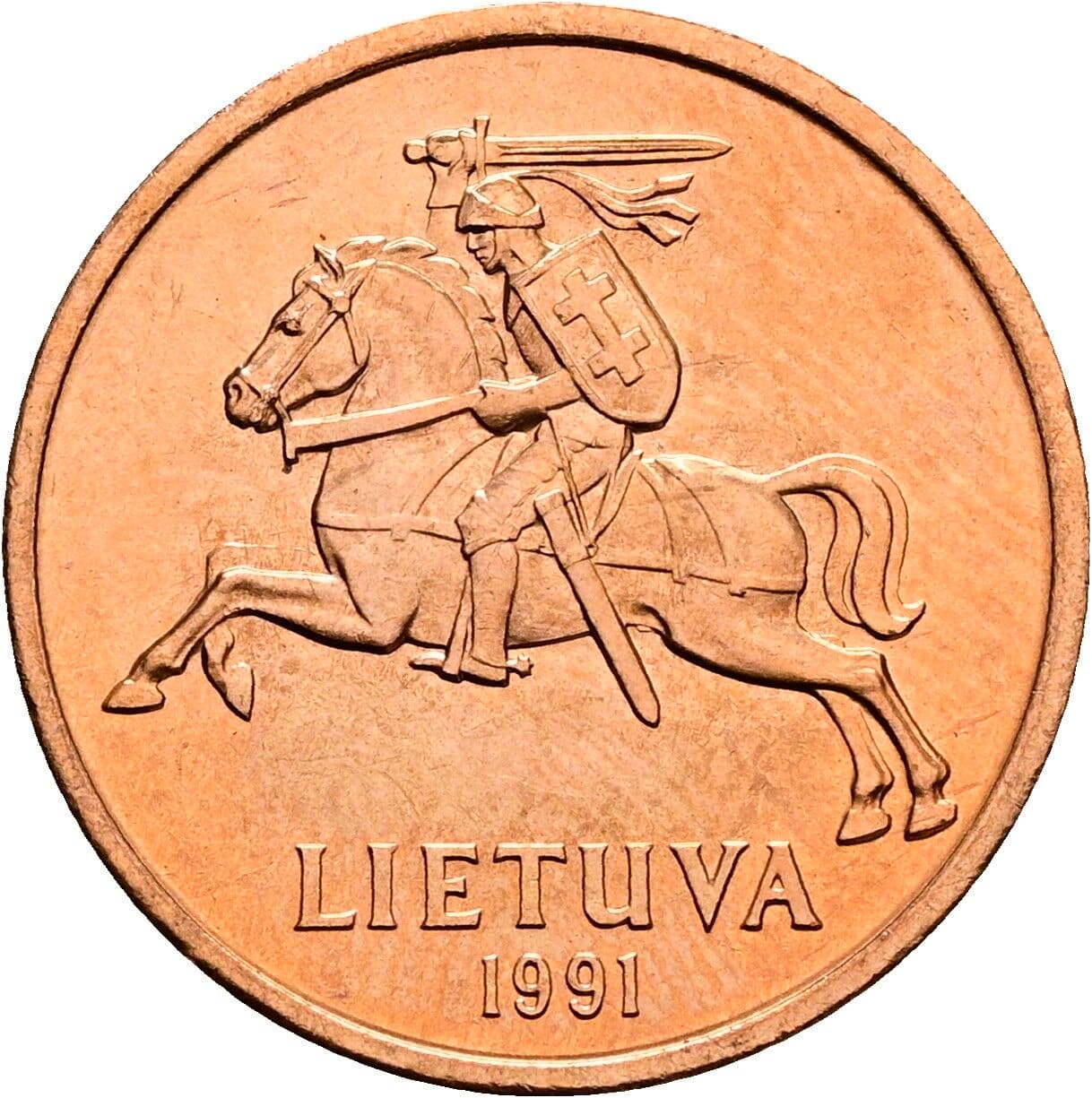50 Centu 1991 – Rückseite