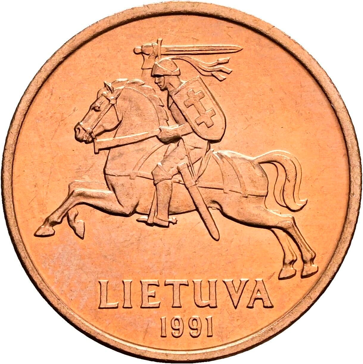 50 Centu 1991 – Rückseite