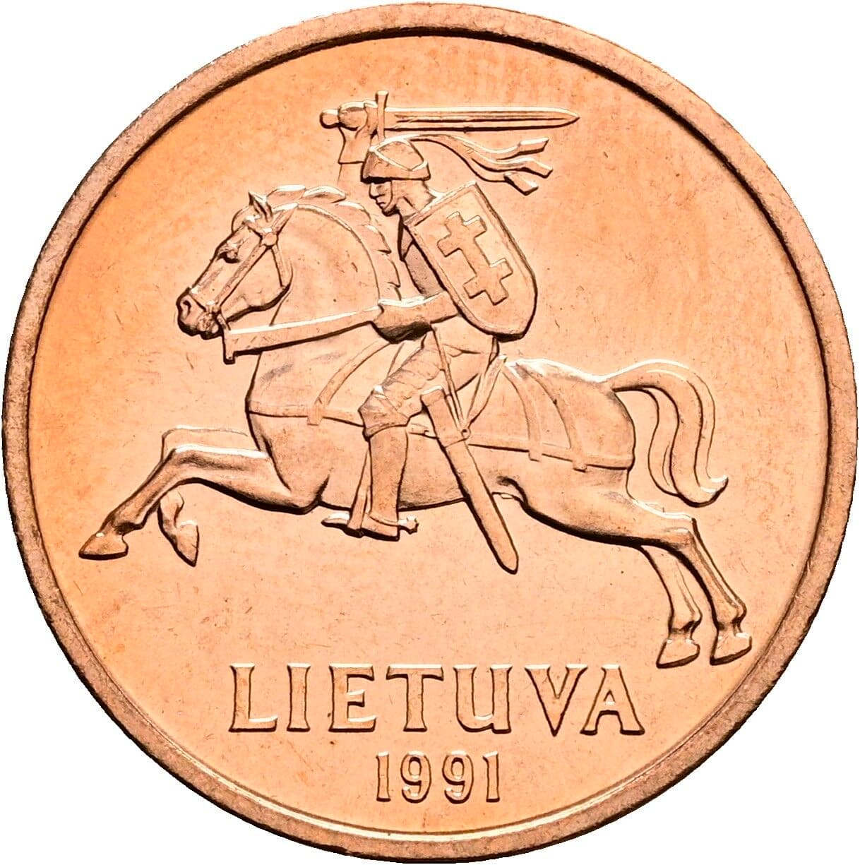 50 Centu 1991 – Rückseite