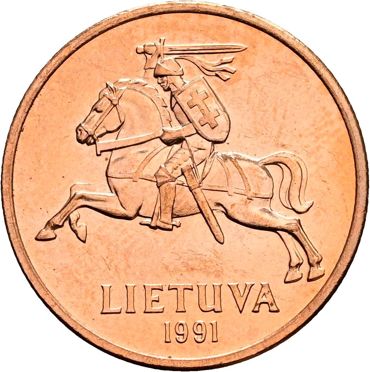 50 Centu 1991 – Rückseite