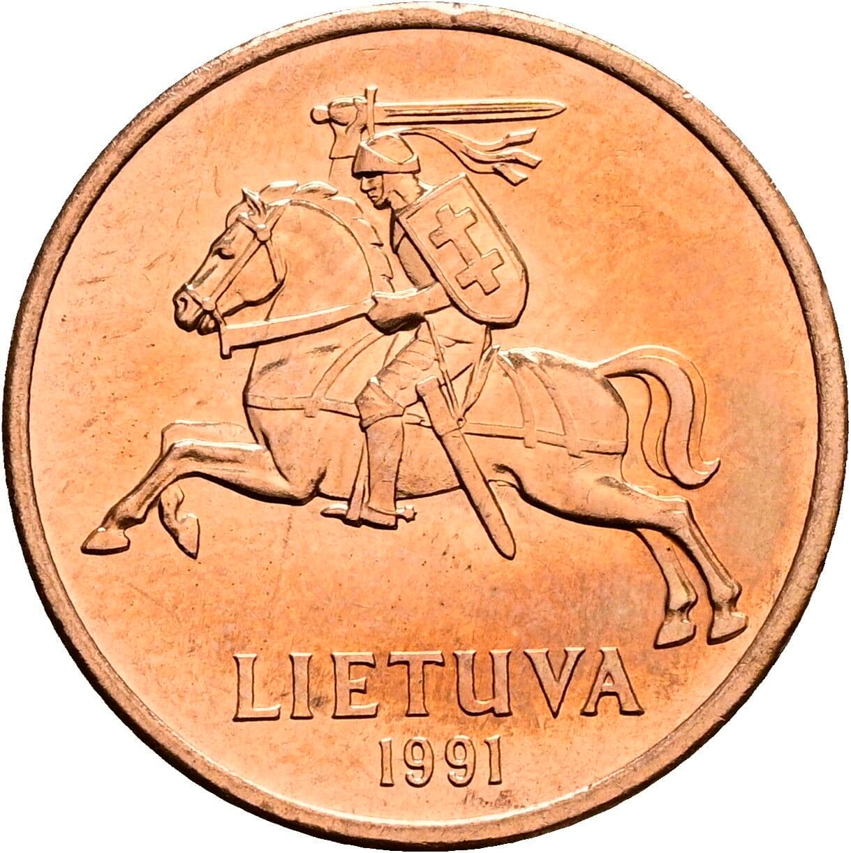 50 Centu 1991 – Rückseite