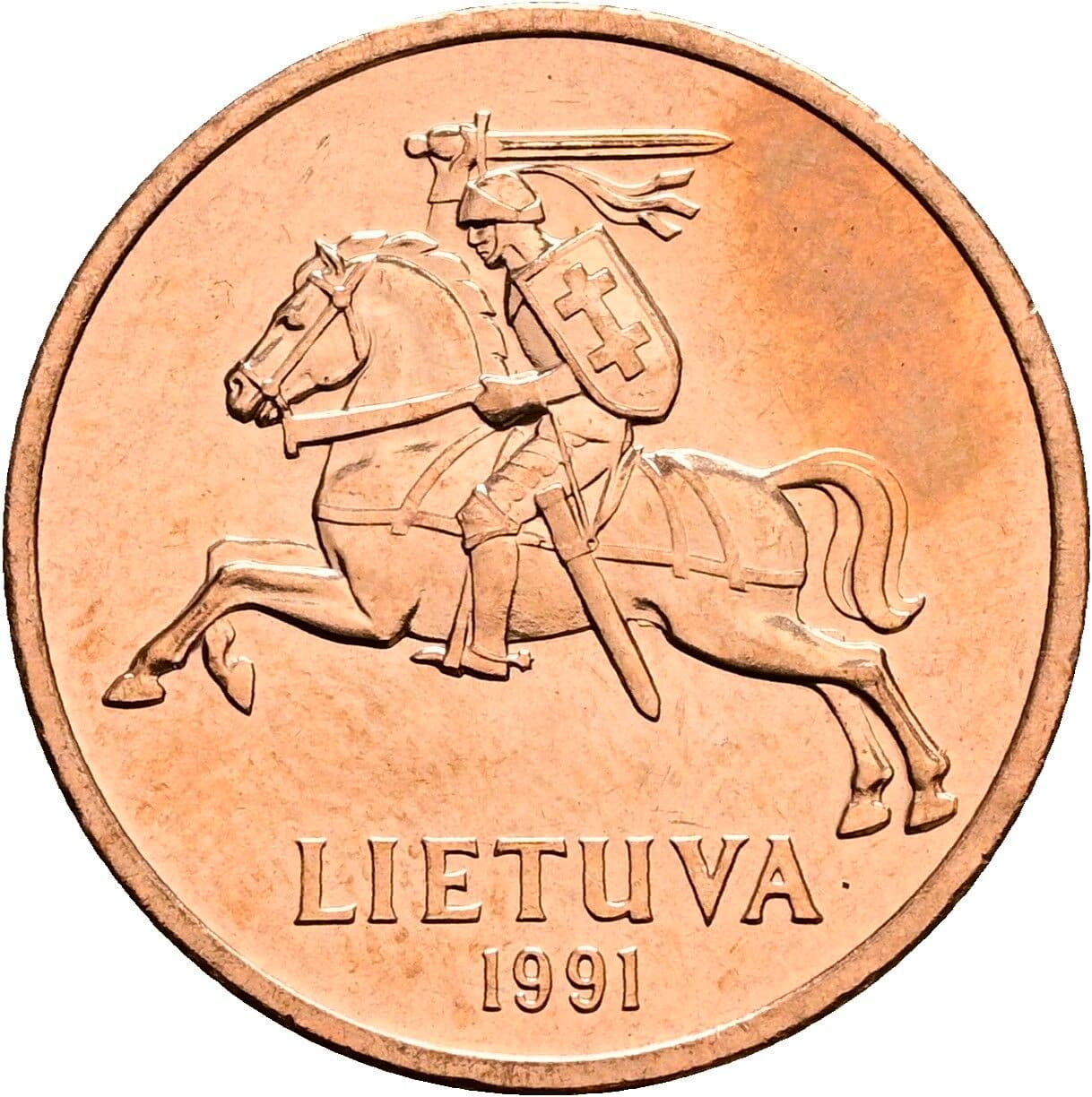50 Centu 1991 – Rückseite