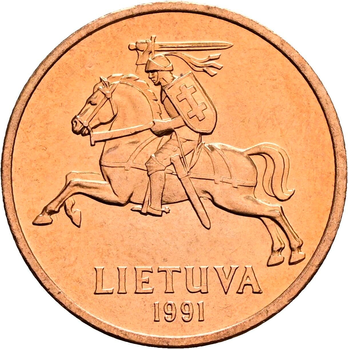 50 Centu 1991 – Rückseite