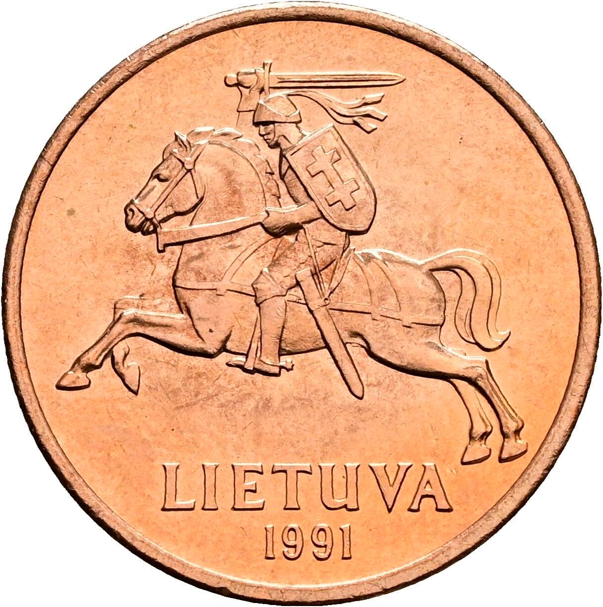 50 Centu 1991 – Rückseite
