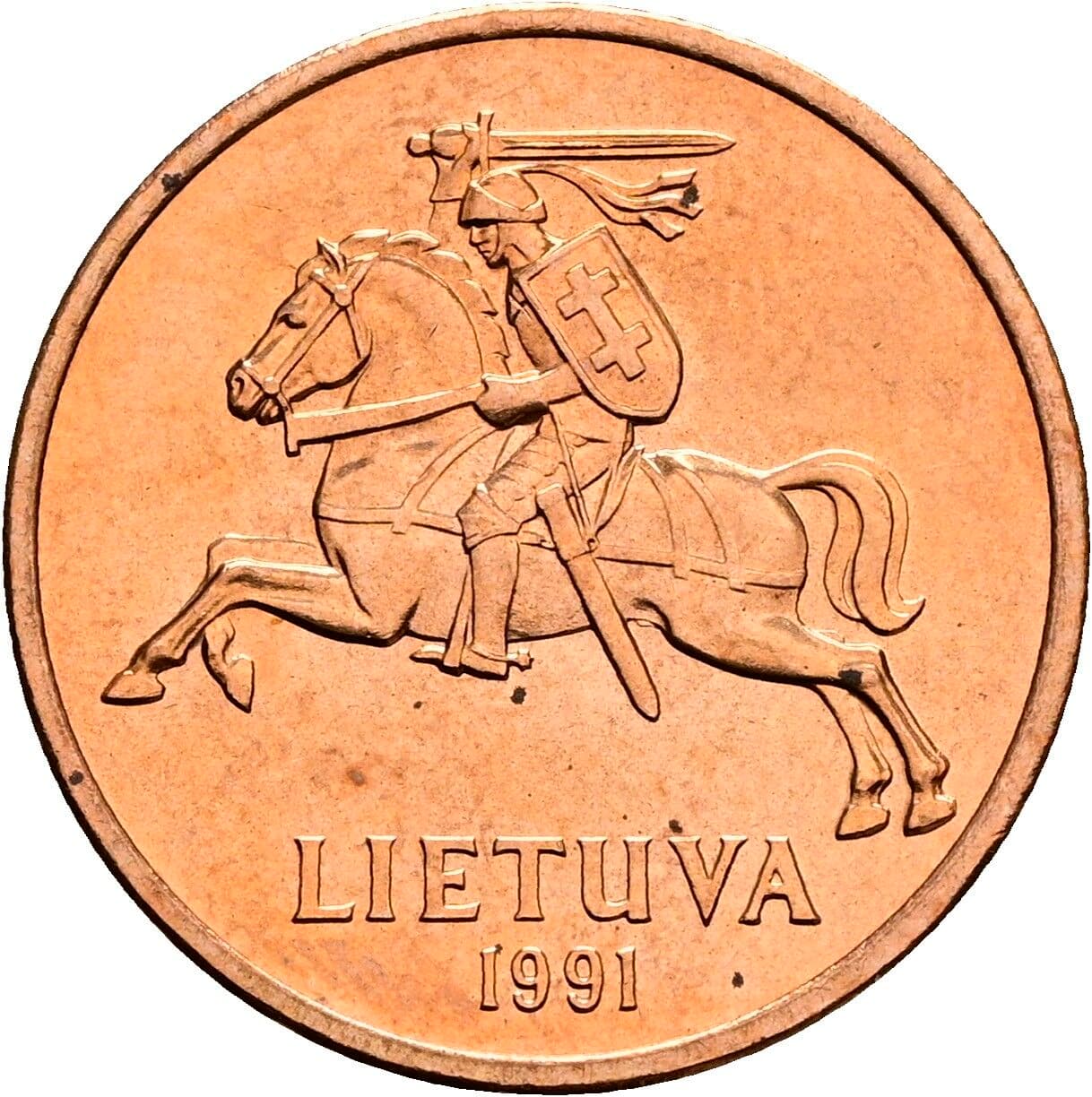 50 Centu 1991 – Rückseite
