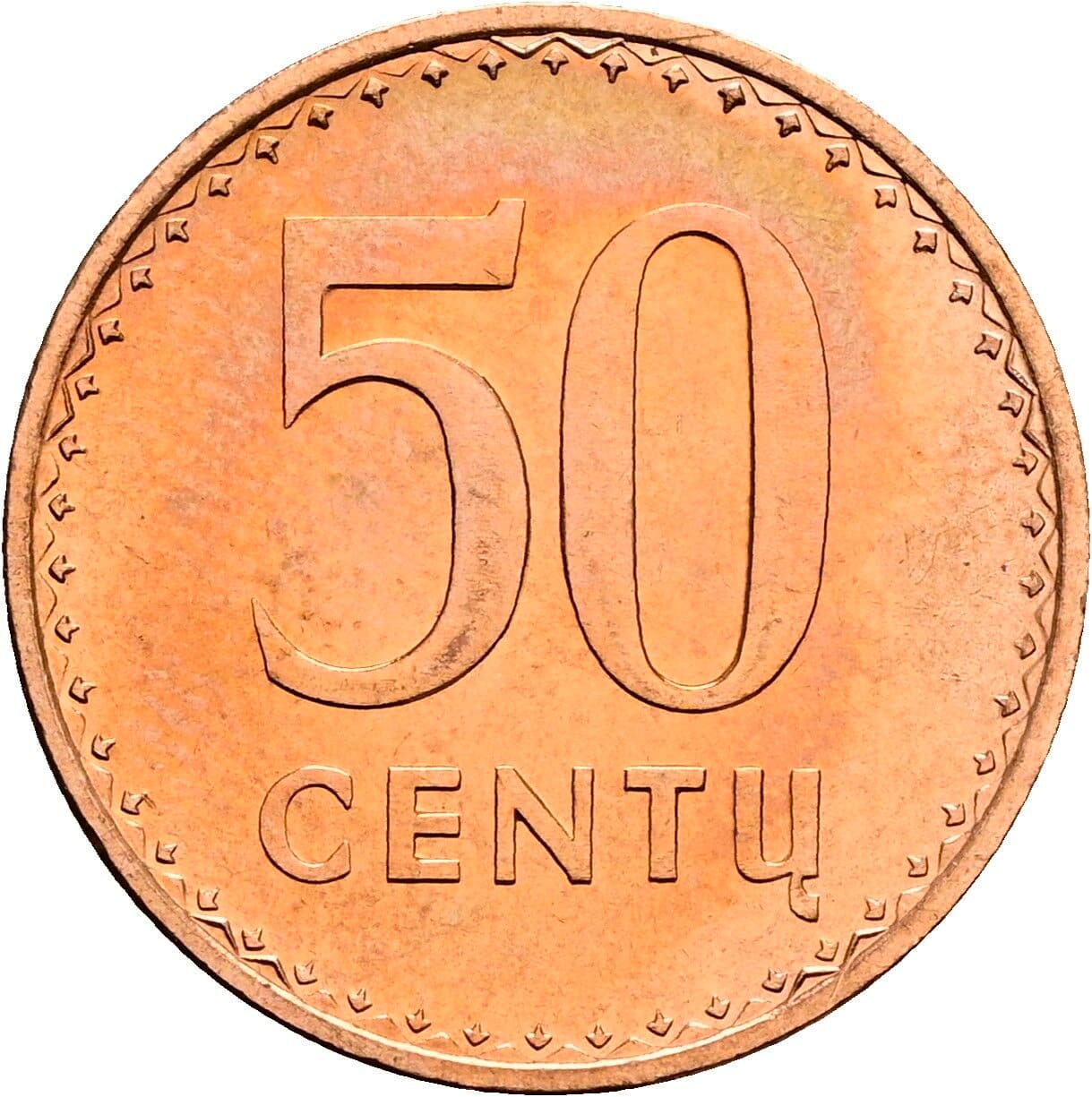 50 Centu 1991 – Vorderseite