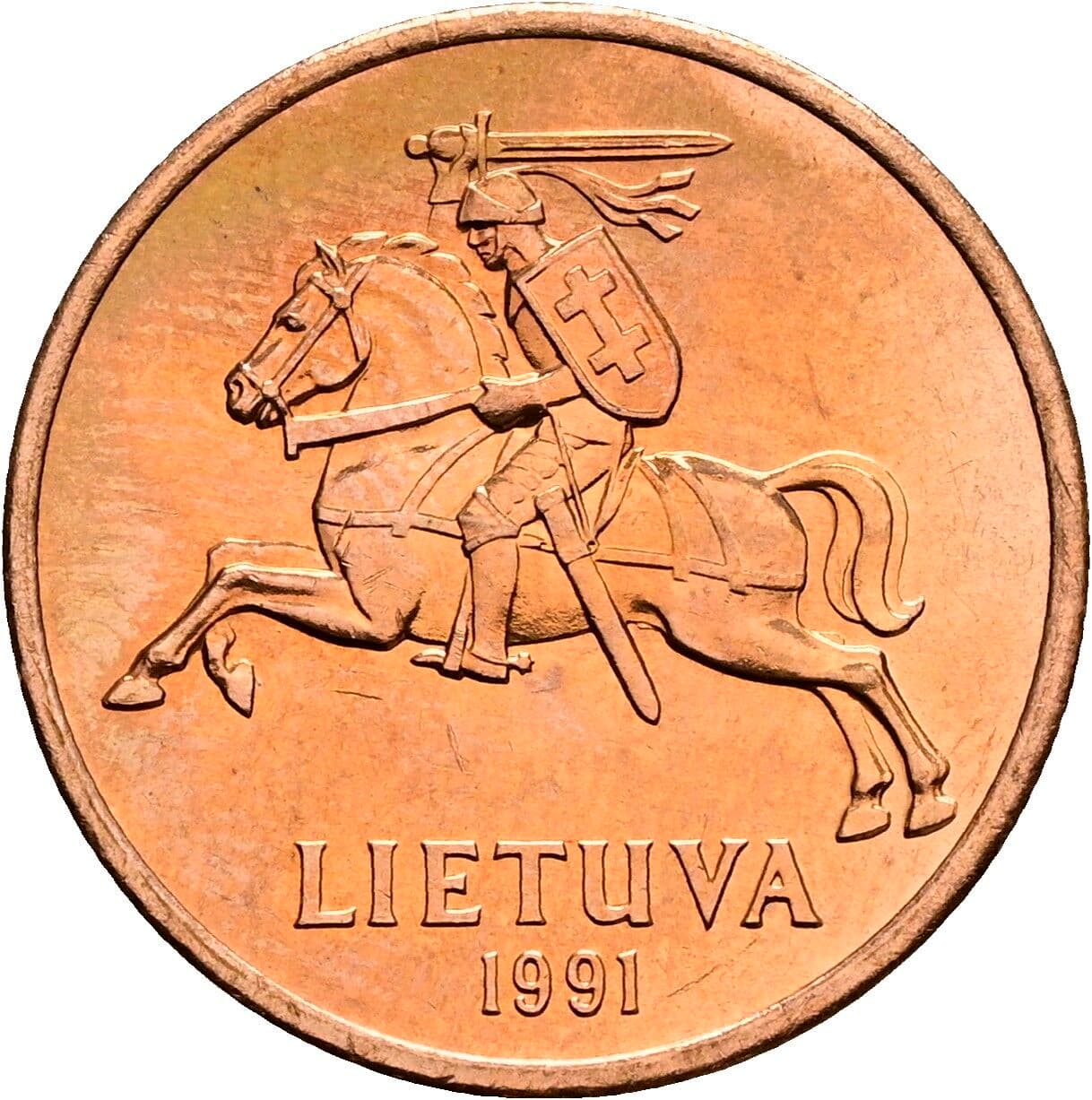 50 Centu 1991 – Rückseite