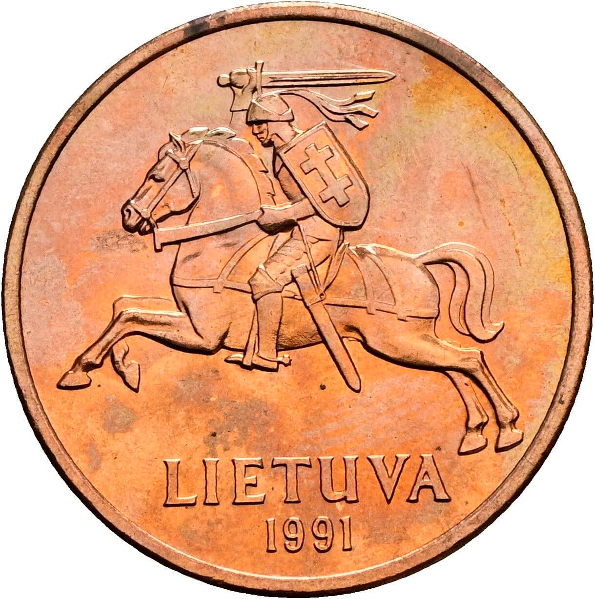 50 Centu 1991 – Rückseite