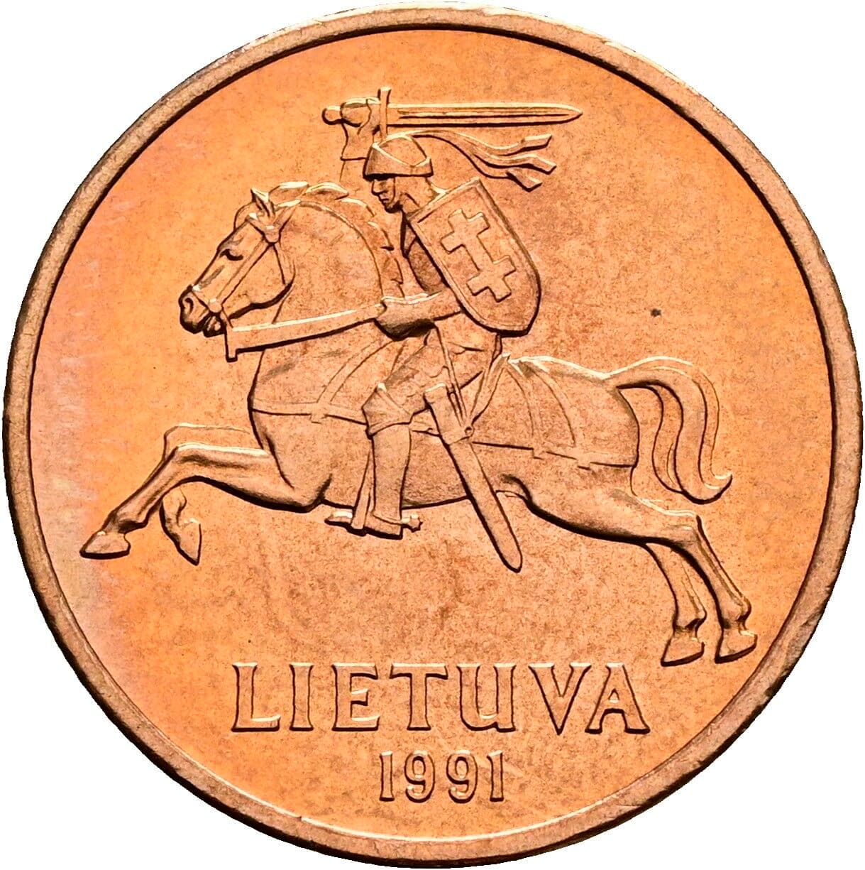 50 Centu 1991 – Rückseite