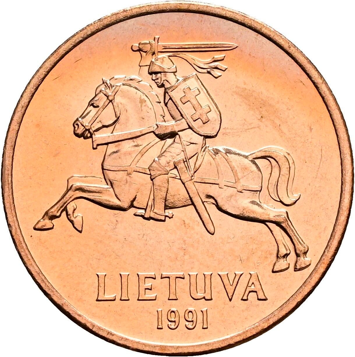 50 Centu 1991 – Rückseite