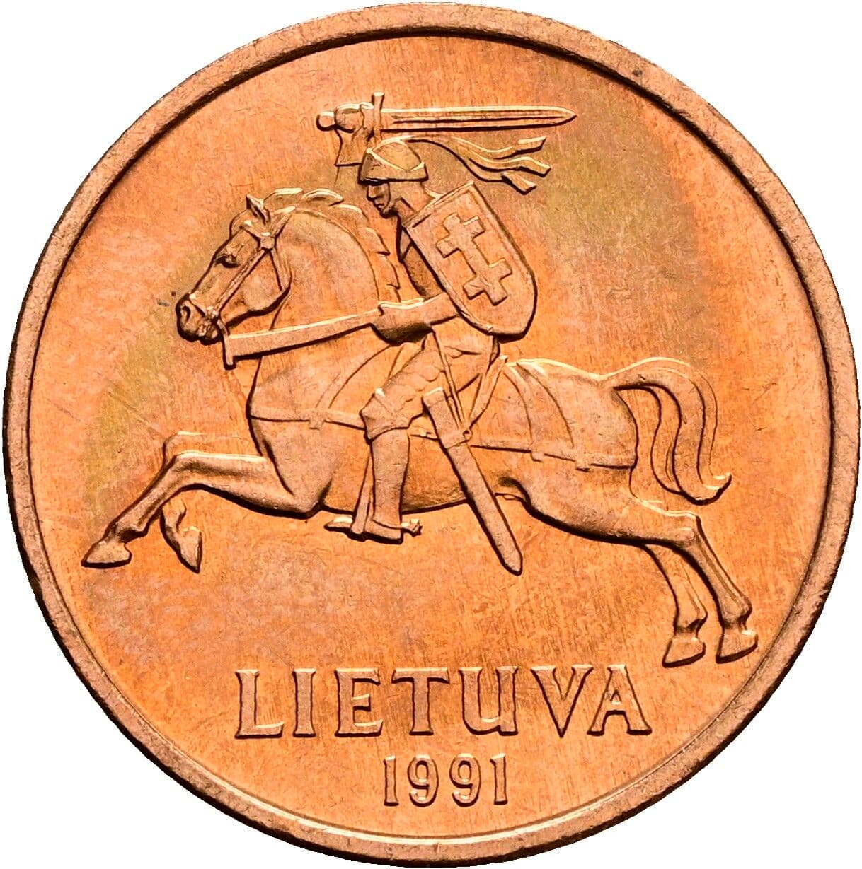 50 Centu 1991 – Rückseite