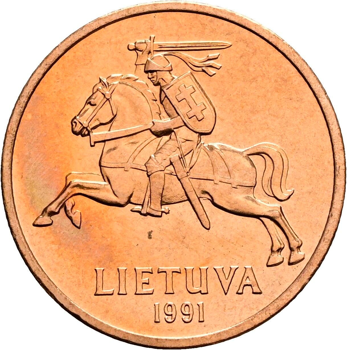 50 Centu 1991 – Rückseite