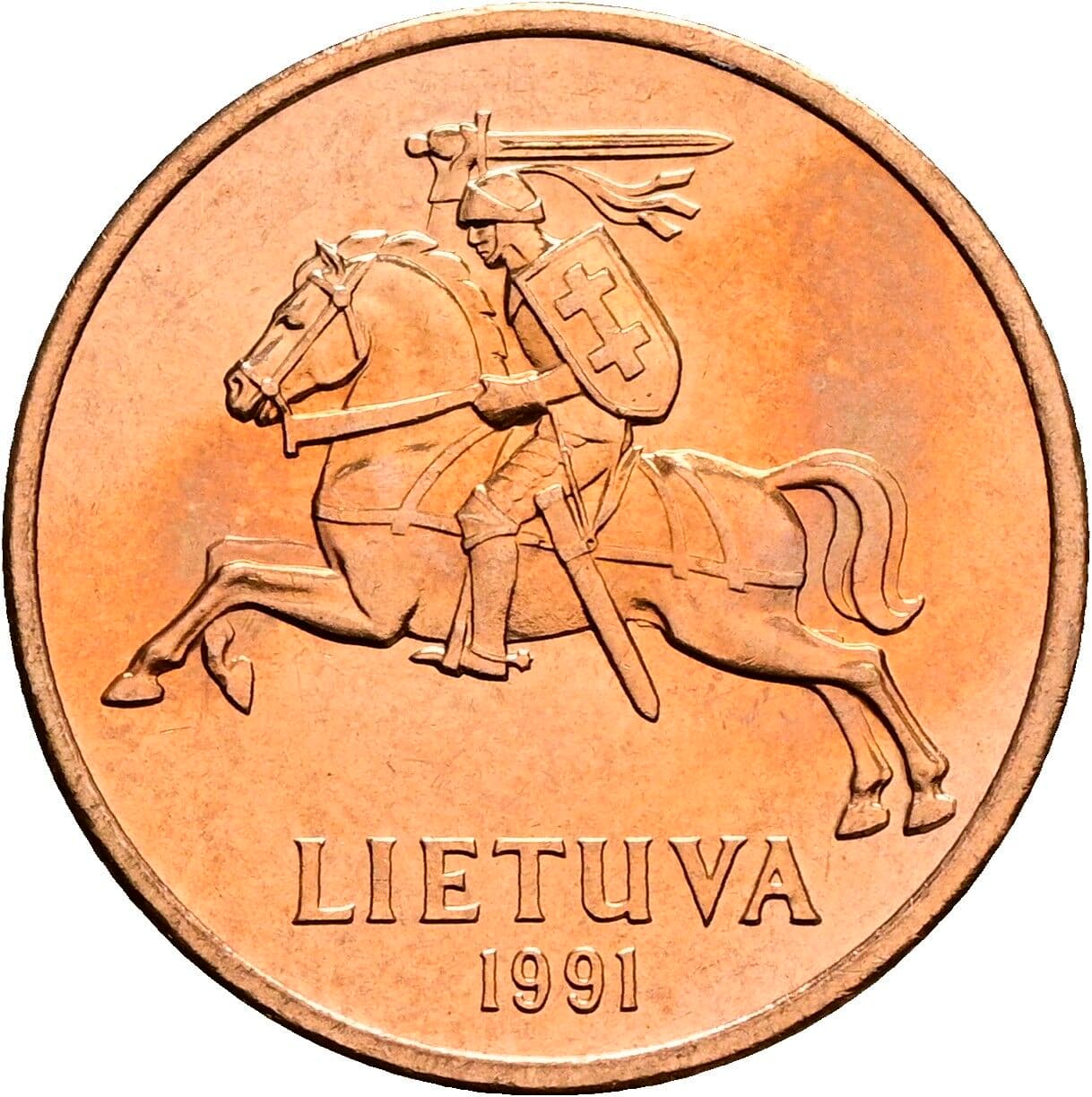 50 Centu 1991 – Rückseite