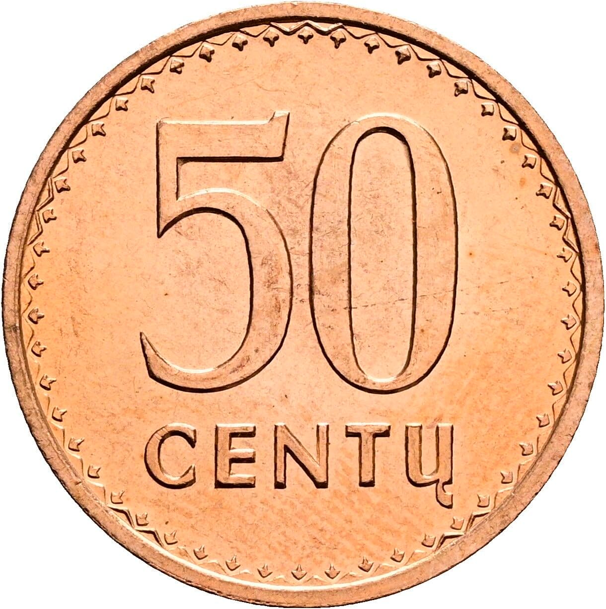 50 Centu 1991 – Vorderseite