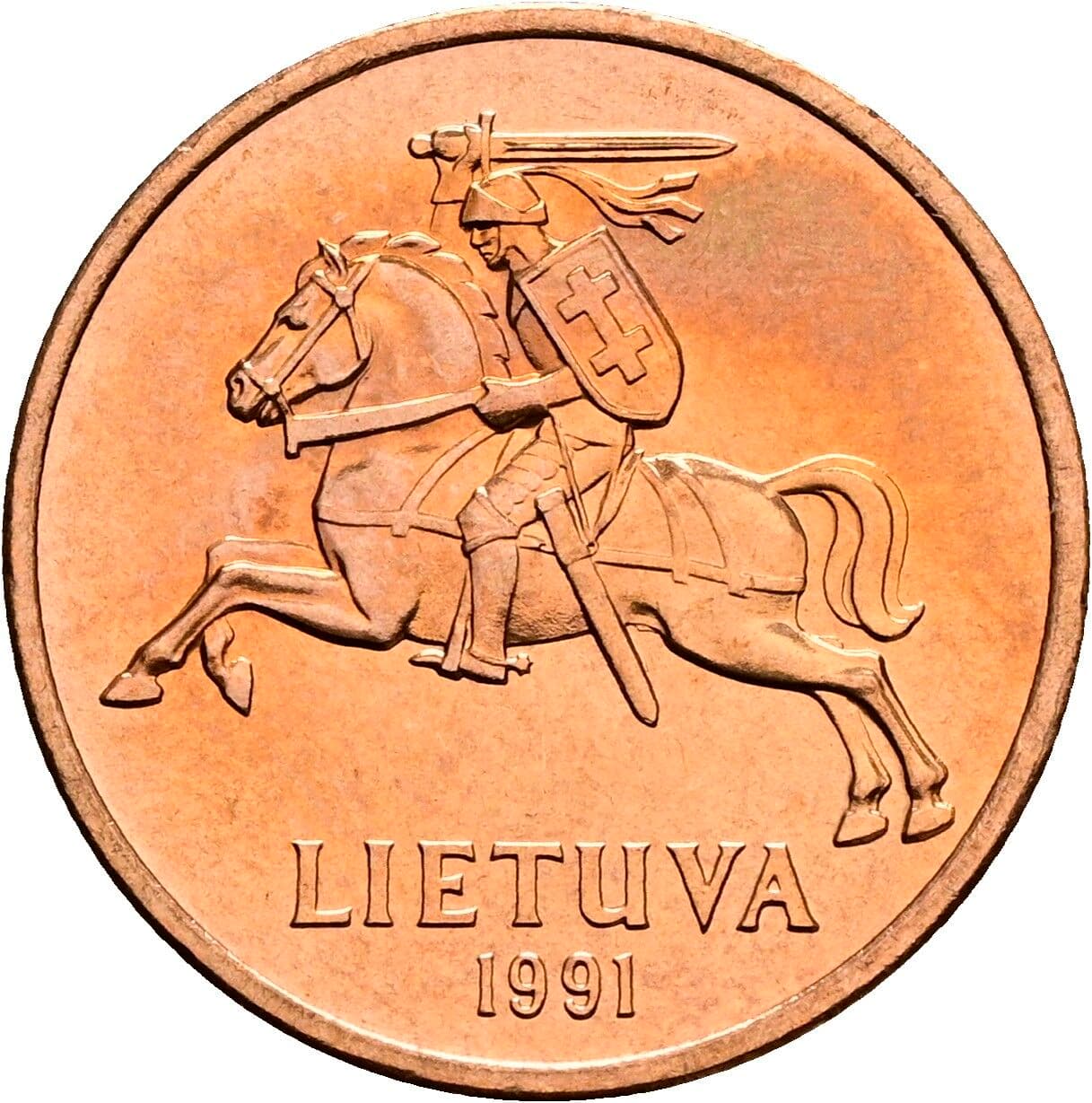 50 Centu 1991 – Rückseite