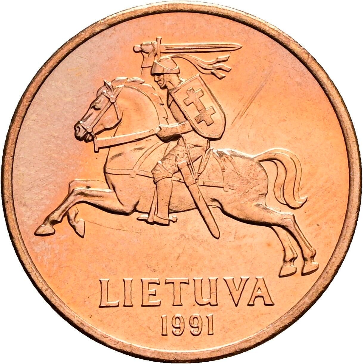 50 Centu 1991 – Rückseite