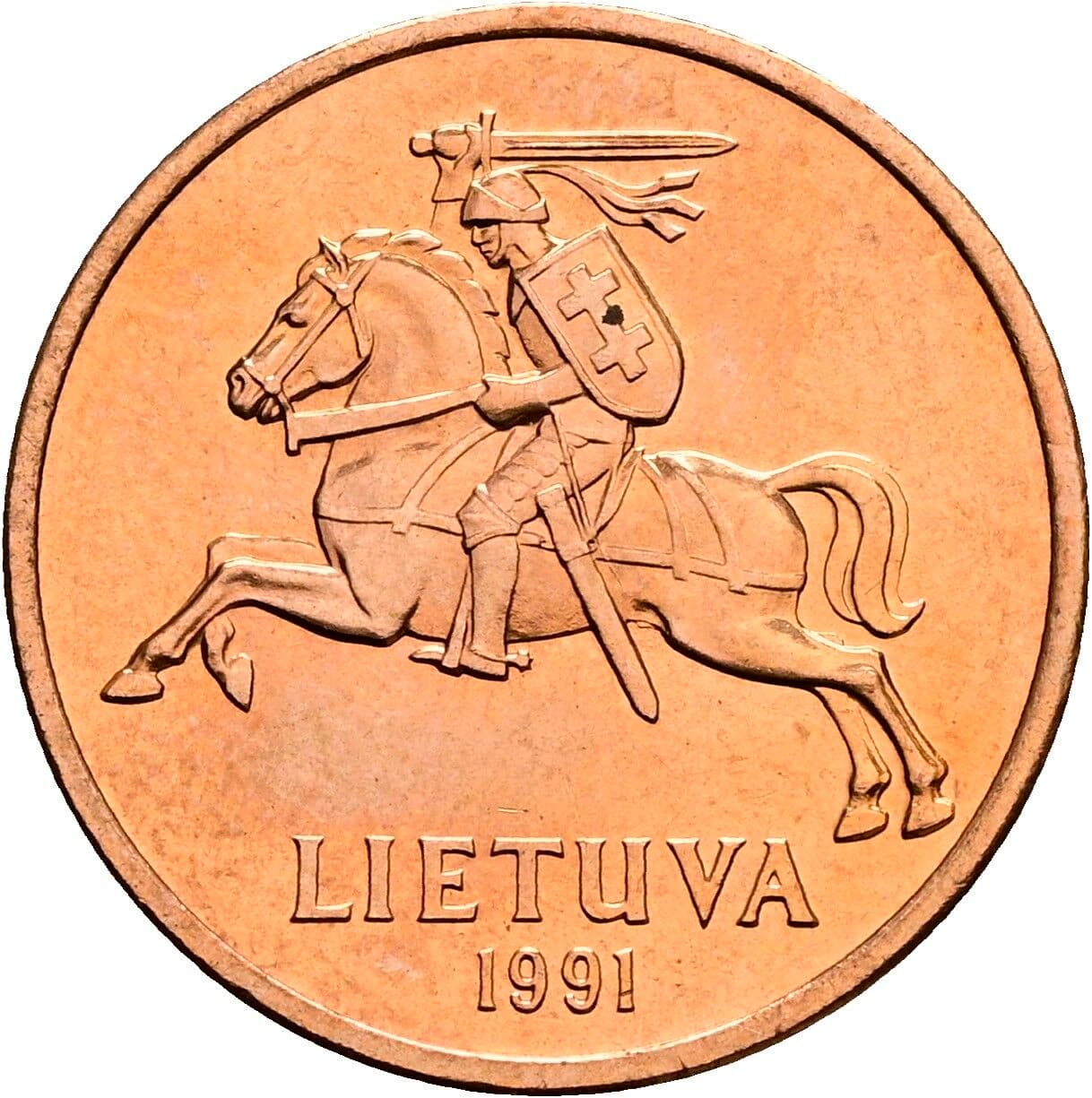 50 Centu 1991 – Rückseite