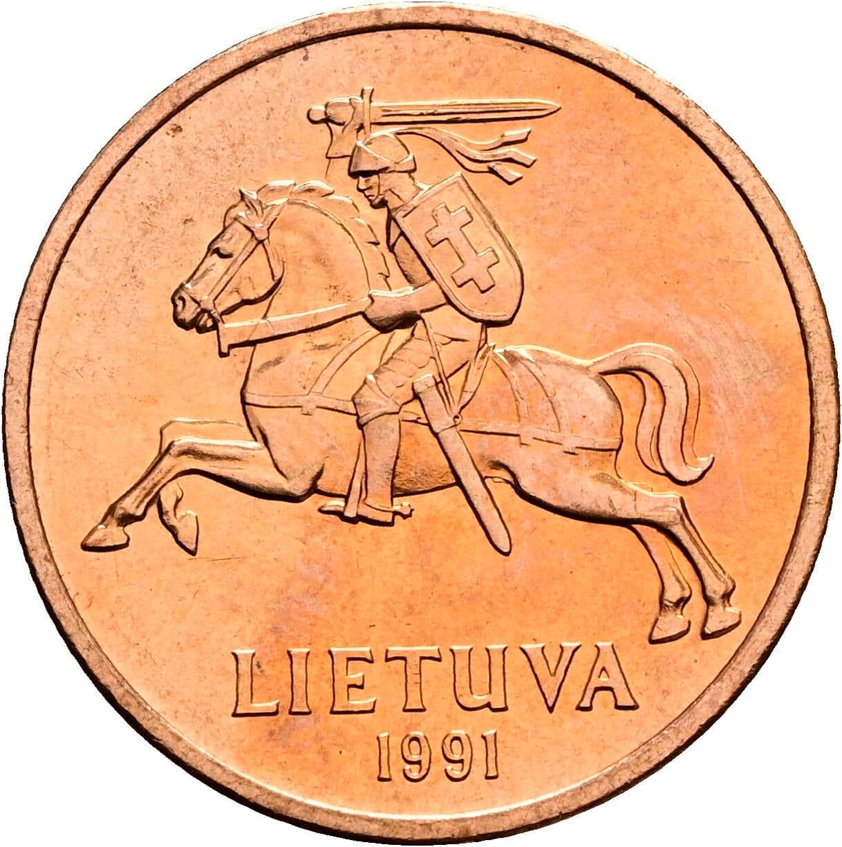 50 Centu 1991 – Rückseite