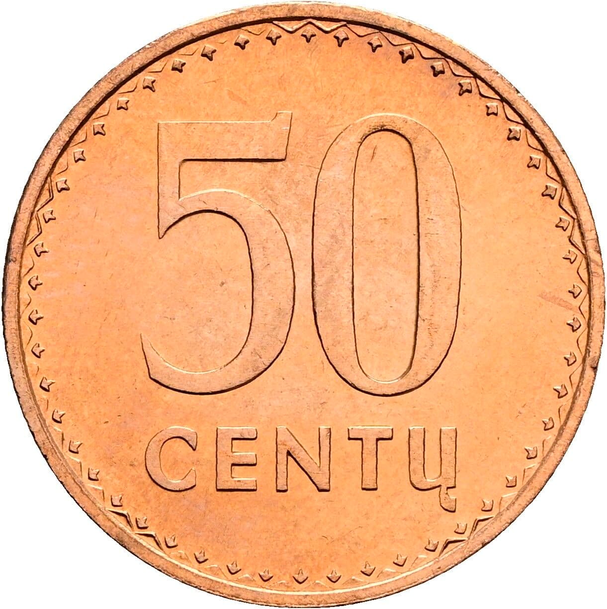 50 Centu 1991 – Vorderseite