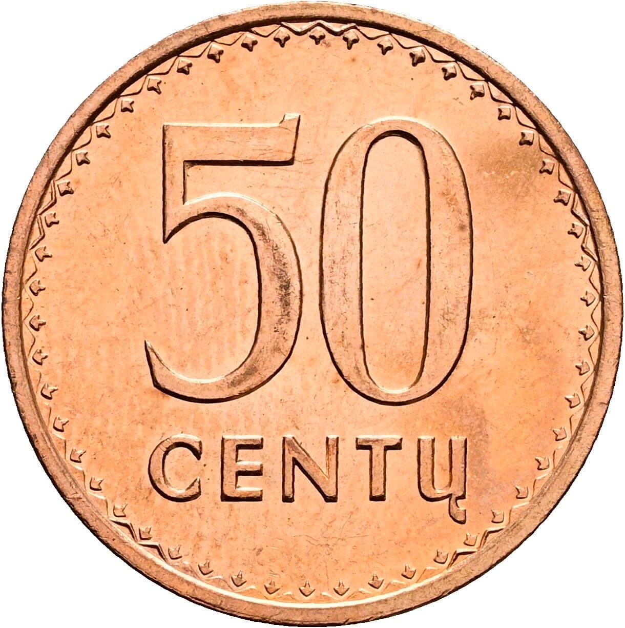 50 Centu 1991 – Vorderseite