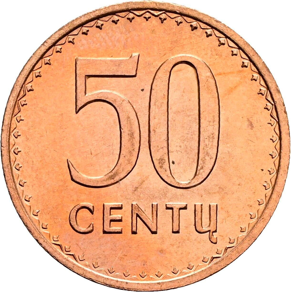 50 Centu 1991 – Vorderseite