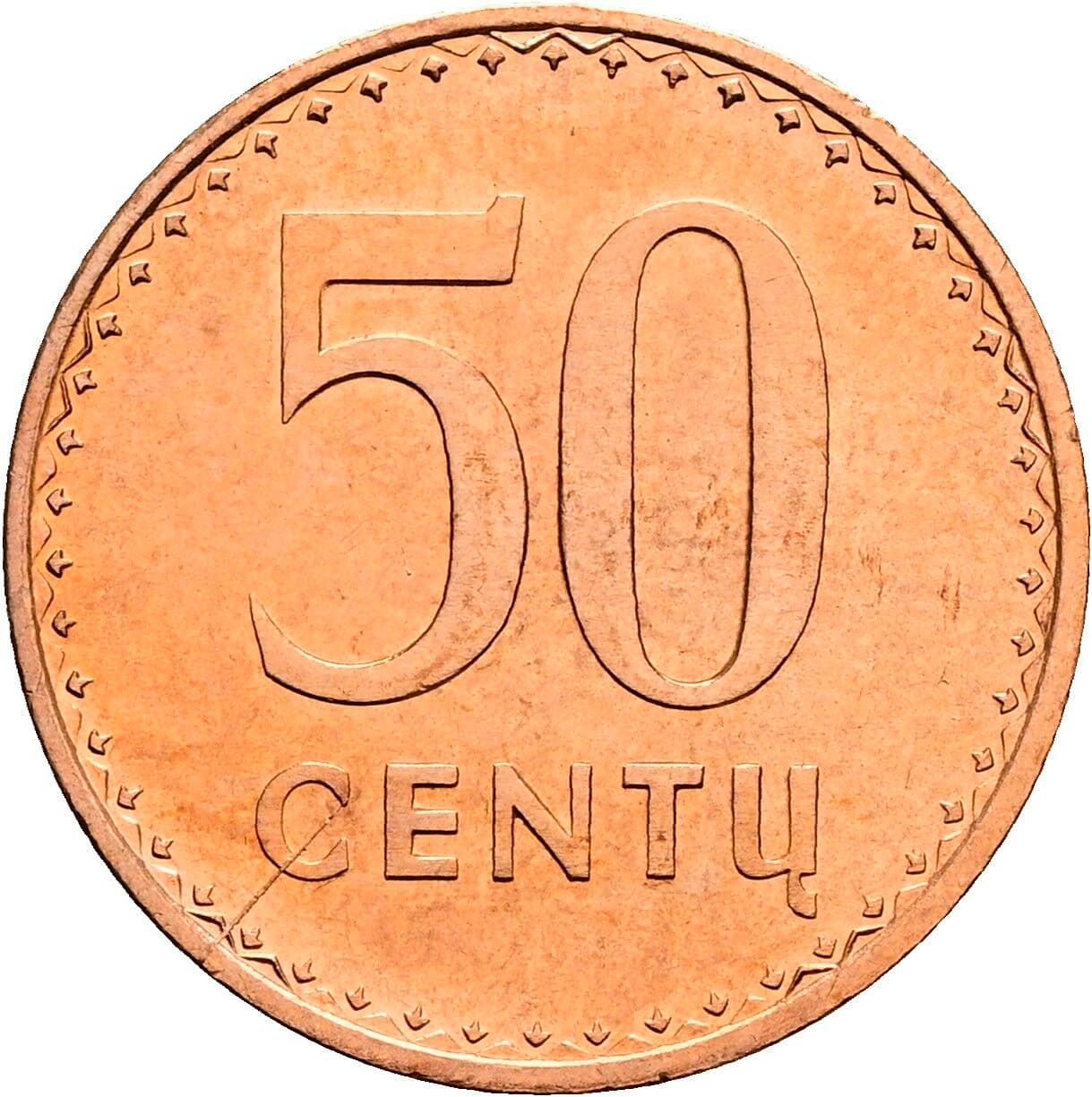 50 Centu 1991 – Vorderseite