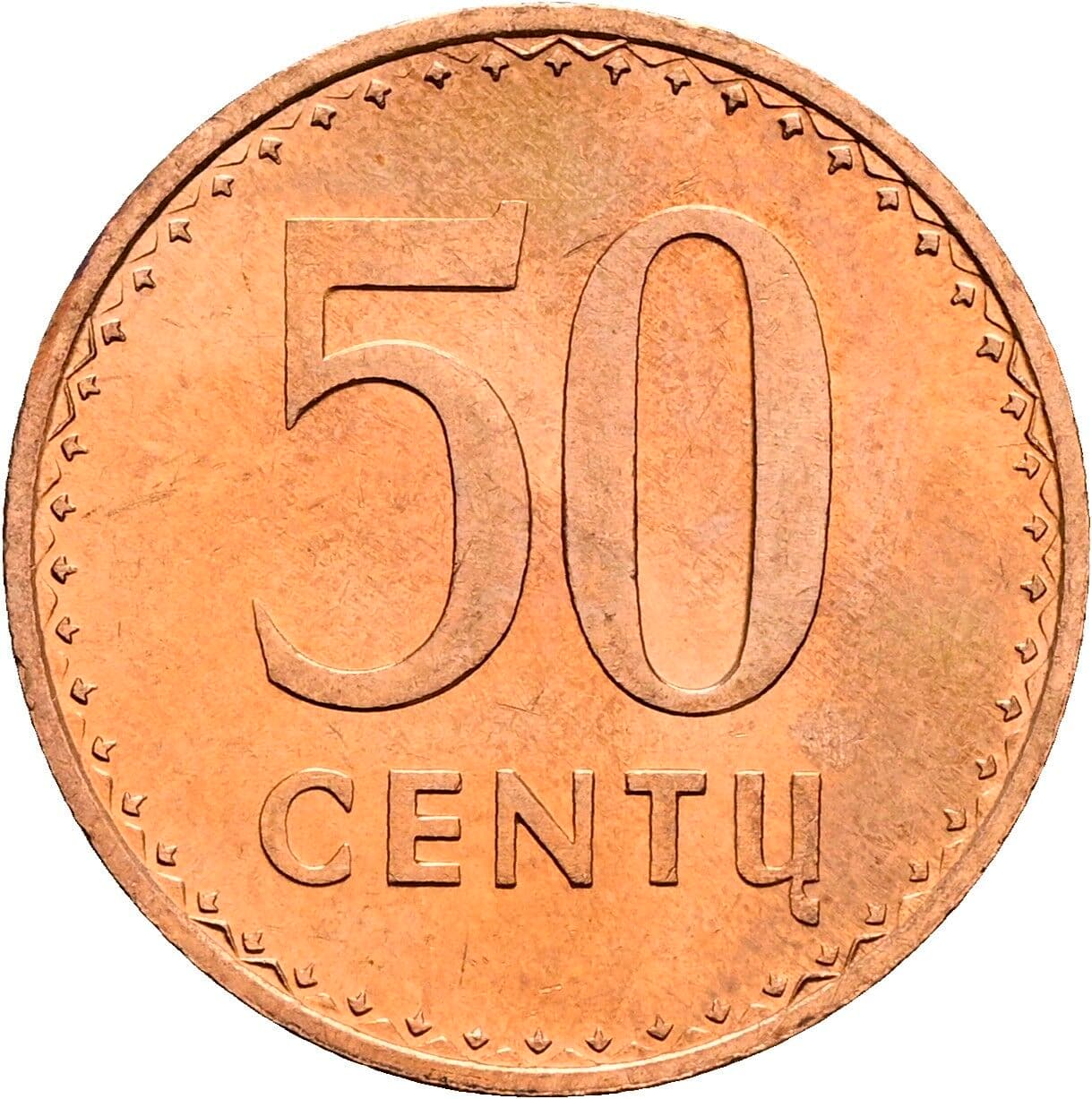50 Centu 1991 – Vorderseite