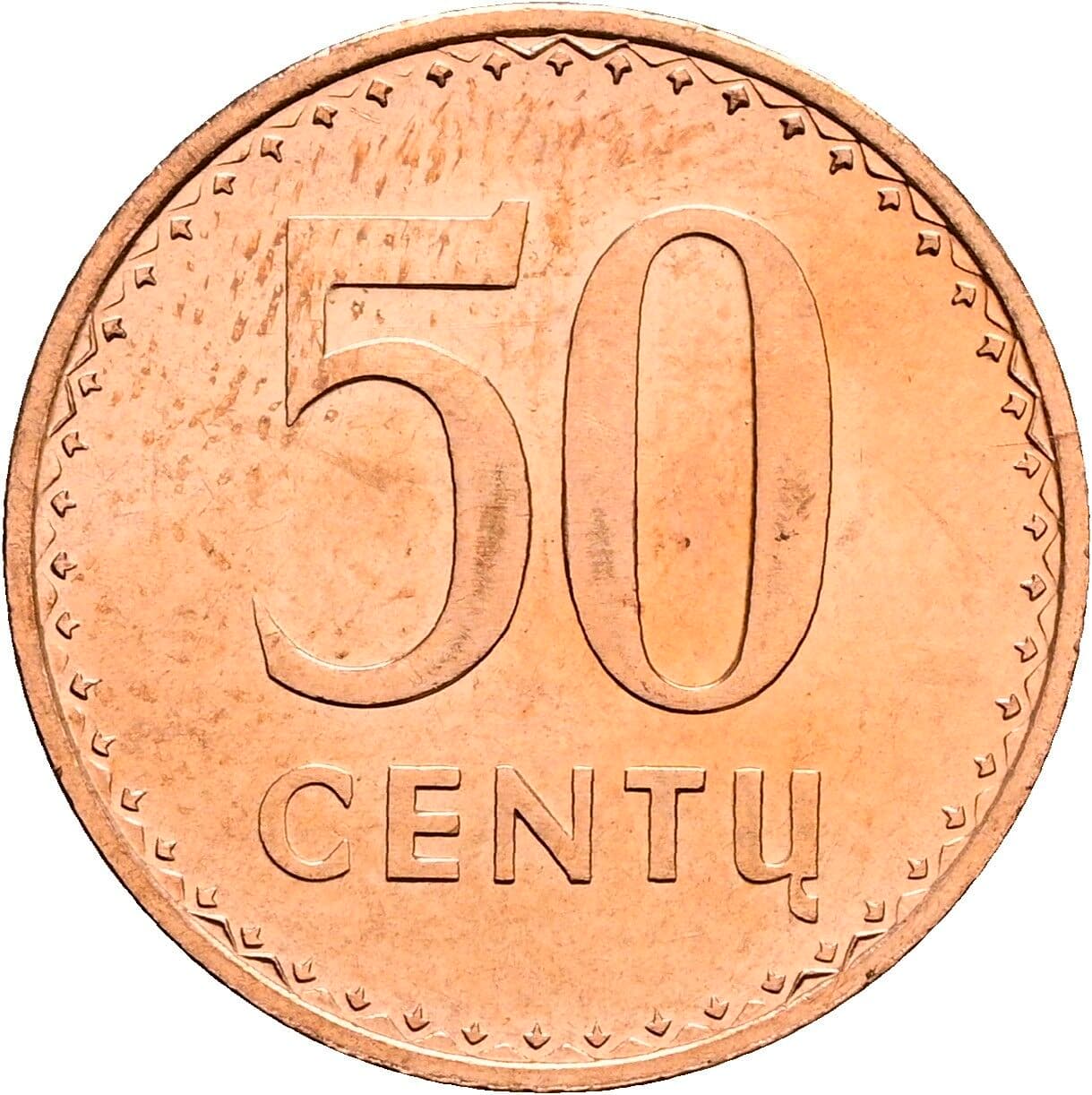 50 Centu 1991 – Vorderseite