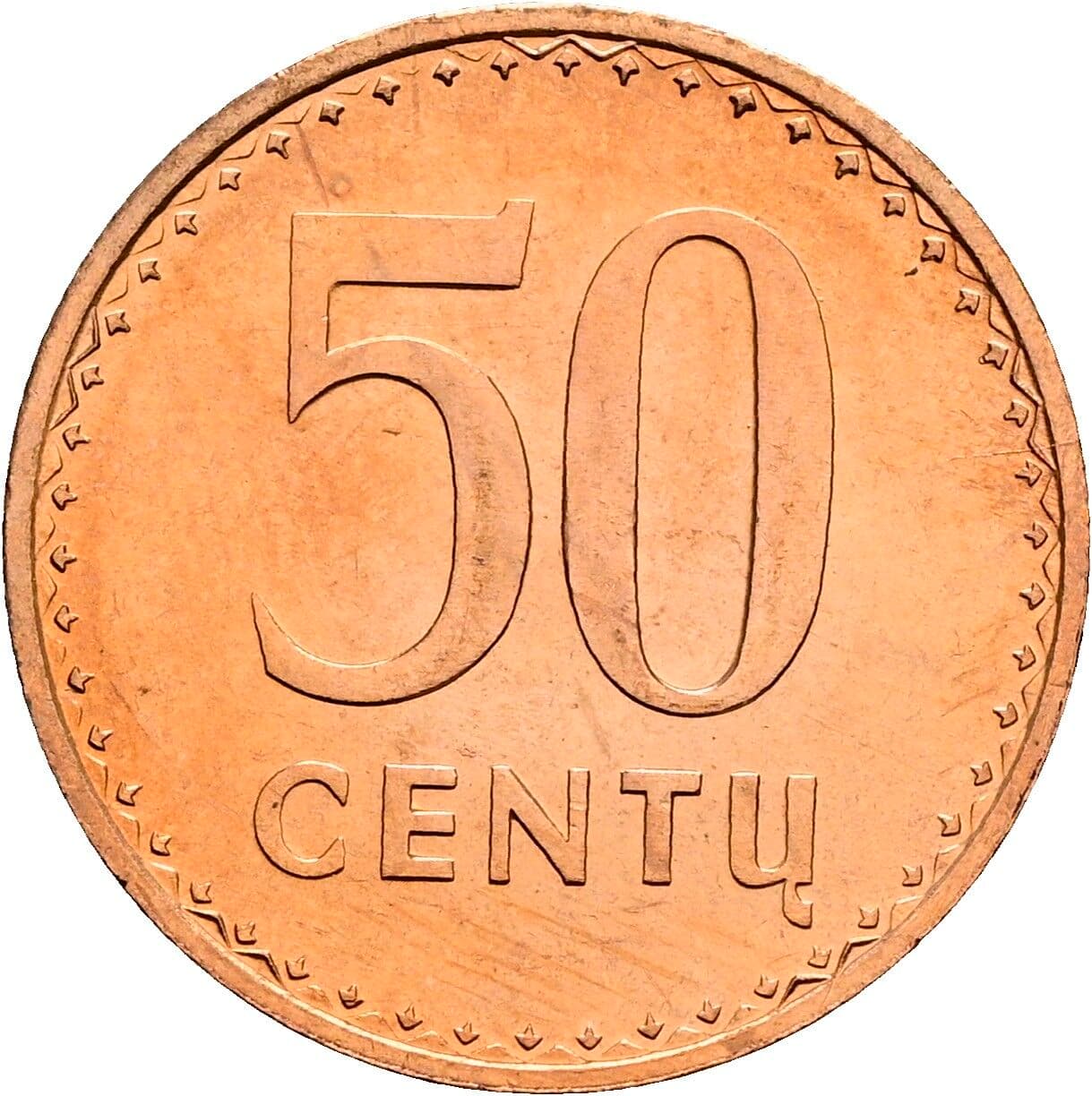 50 Centu 1991 – Vorderseite