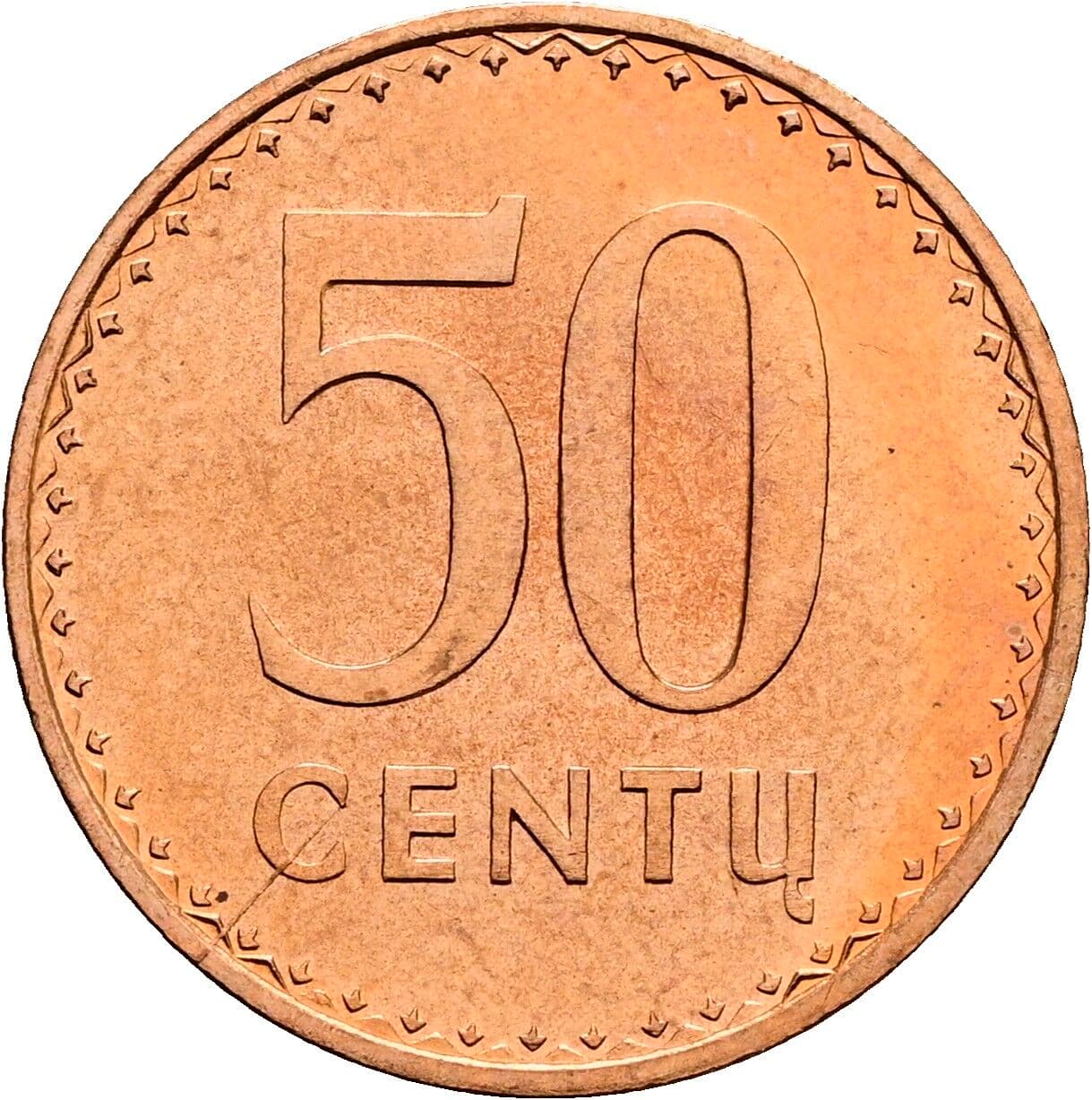 50 Centu 1991 – Vorderseite