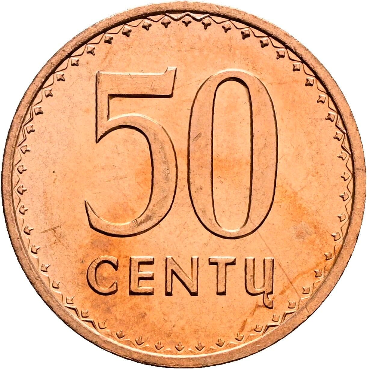 50 Centu 1991 – Vorderseite
