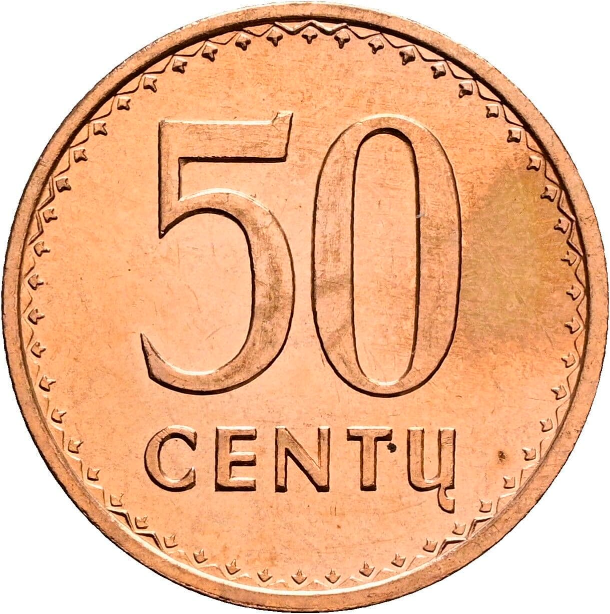 50 Centu 1991 – Vorderseite