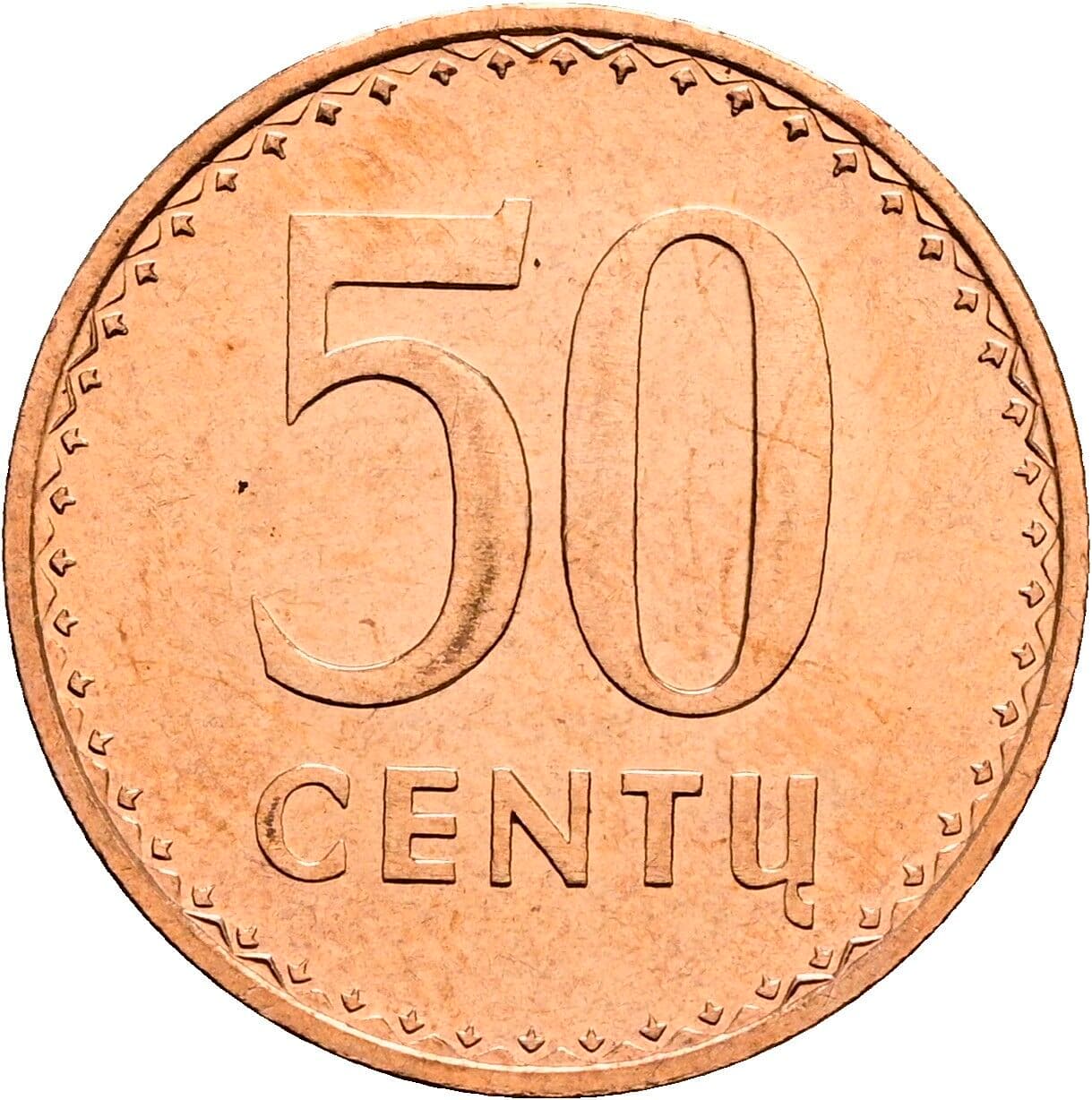 50 Centu 1991 – Vorderseite