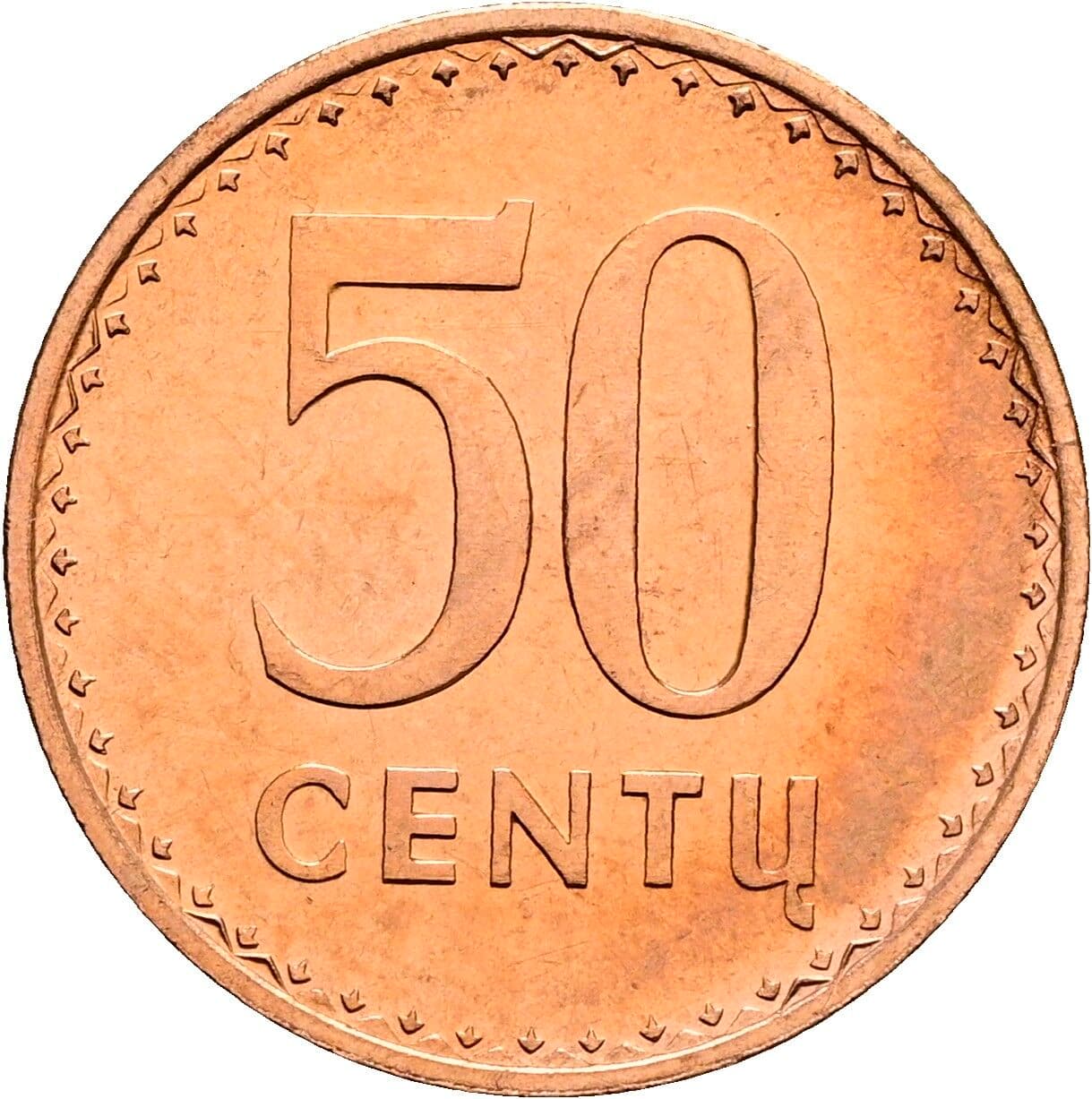 50 Centu 1991 – Vorderseite