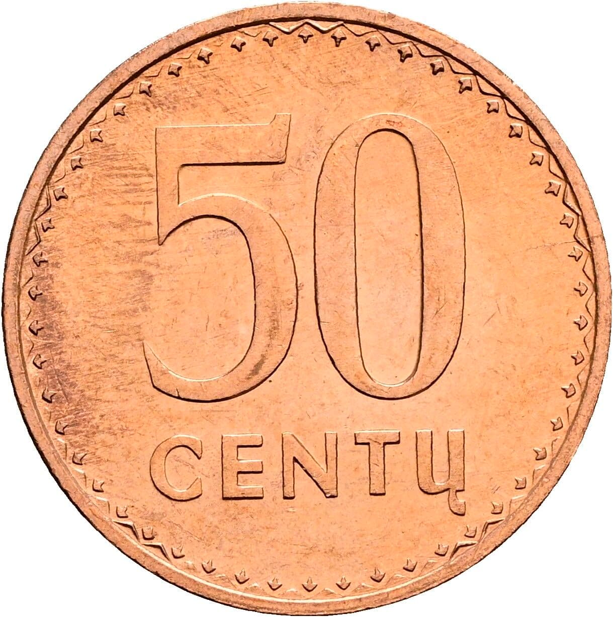 50 Centu 1991 – Vorderseite
