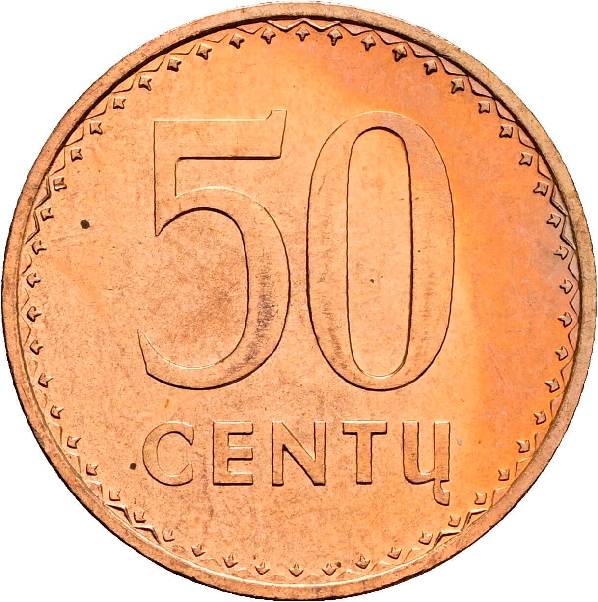 50 Centu 1991 – Vorderseite