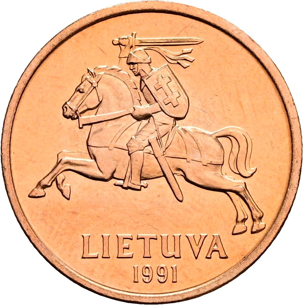 50 Centu 1991 – Rückseite
