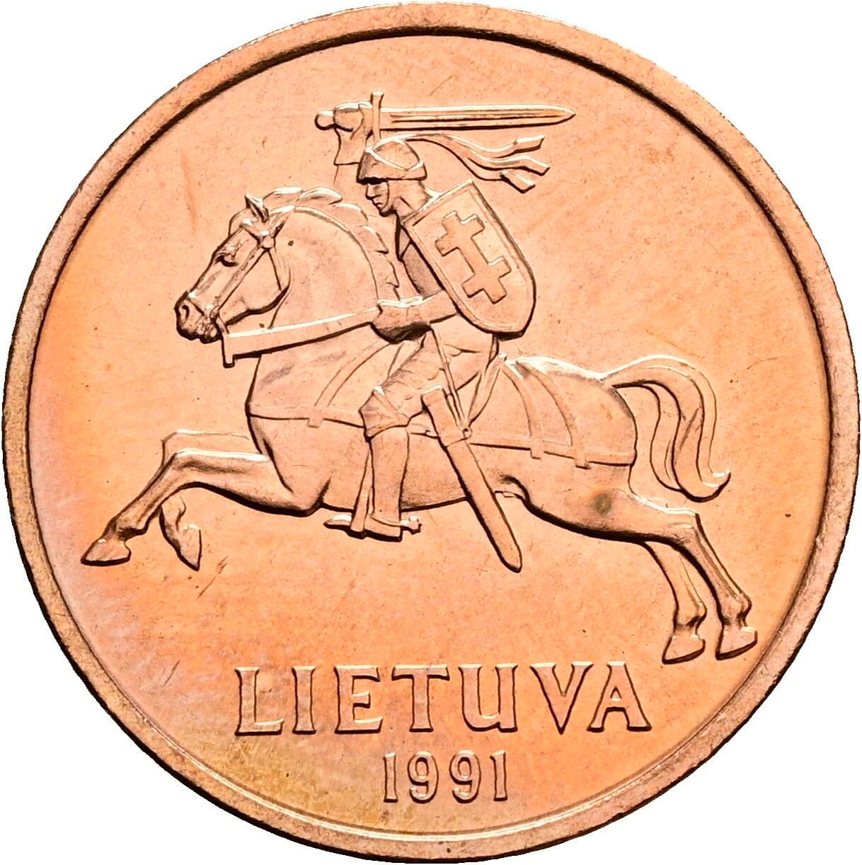 50 Centu 1991 – Rückseite