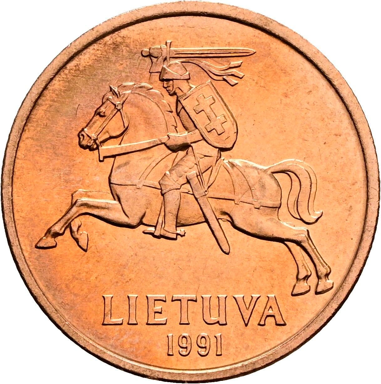 50 Centu 1991 – Rückseite