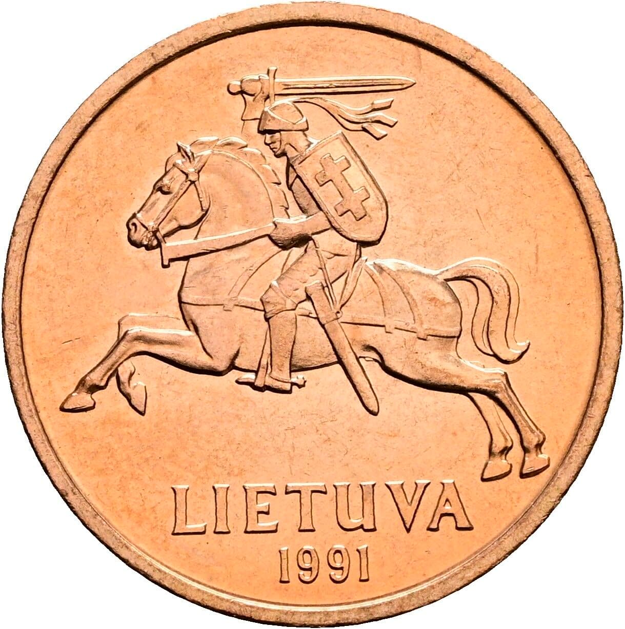 50 Centu 1991 – Rückseite