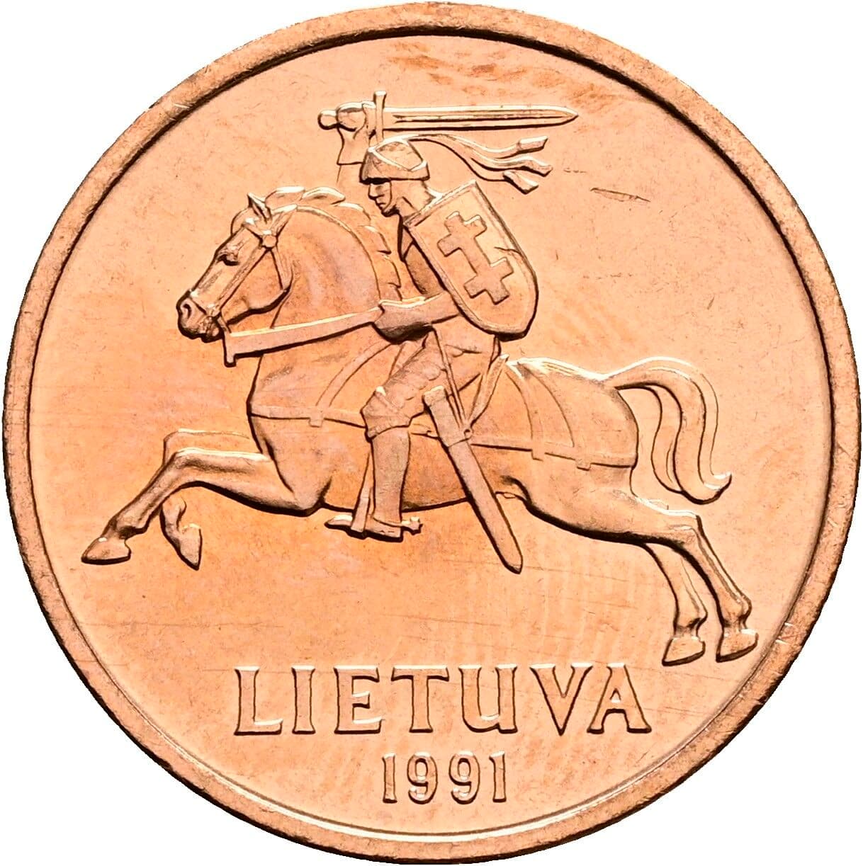50 Centu 1991 – Rückseite