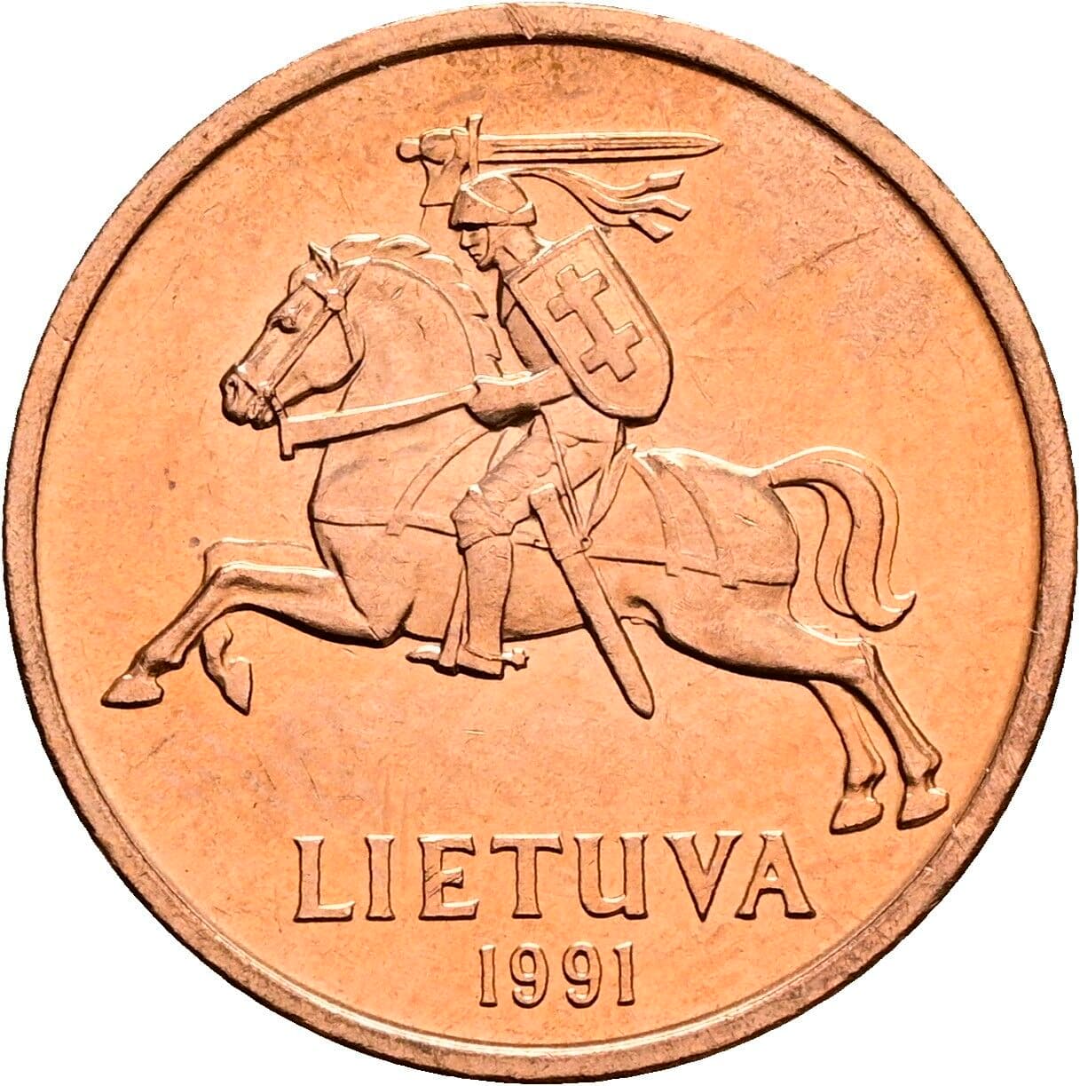 50 Centu 1991 – Rückseite